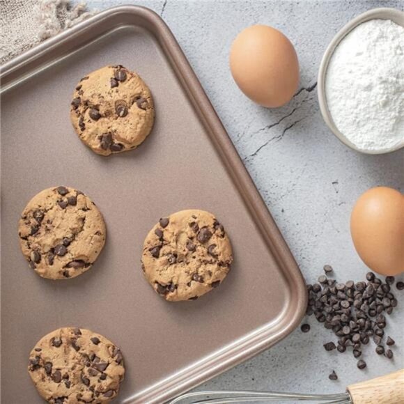 Premium Extra Thick 18-inch Half Baking Sheet Nonstick | Non-toxic Sheet Pan - Picture 3 of 6